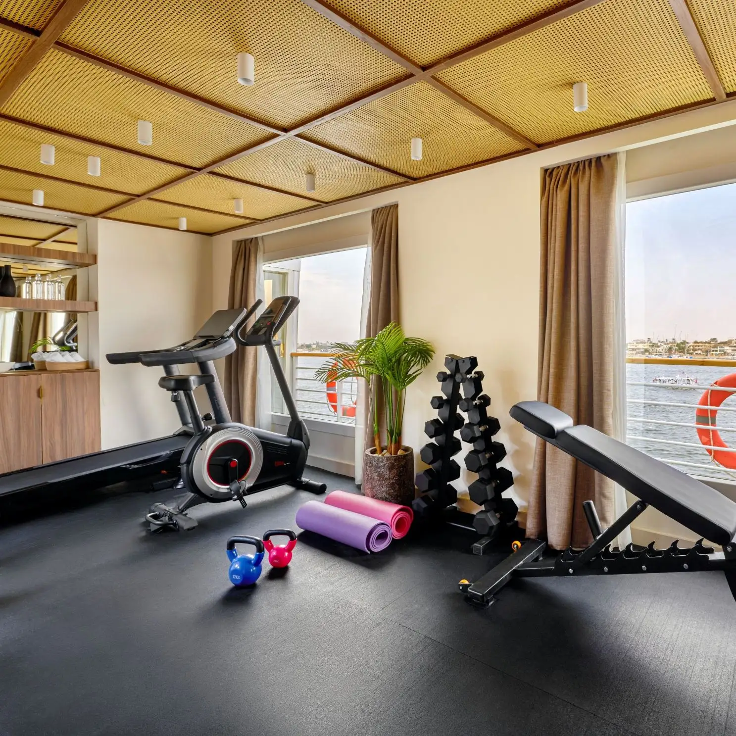 Gym aboard the M/S Royal Serenade Nile Cruise Nile cruise